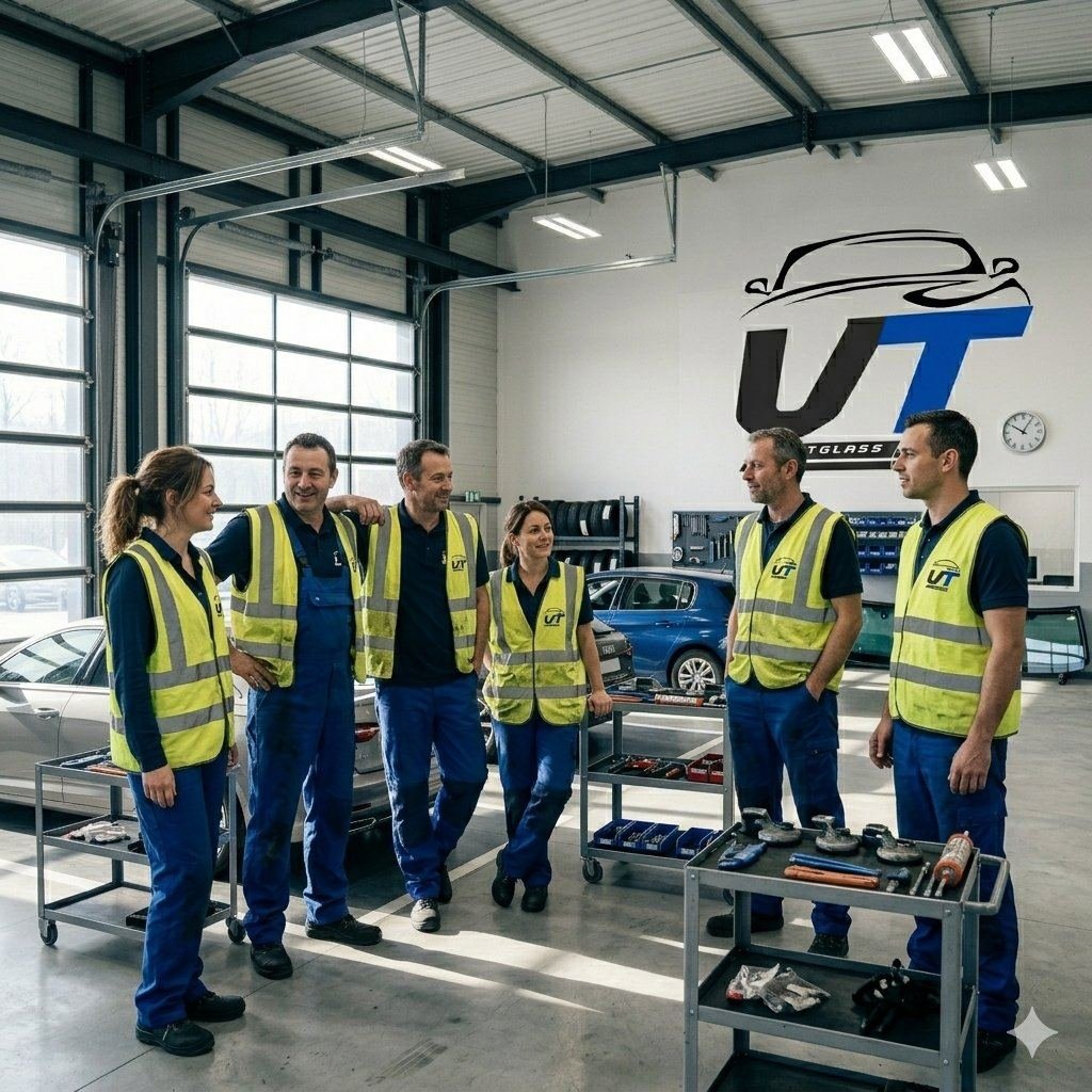 Équipe VTGlass — techniciens certifiés Île-de-France
